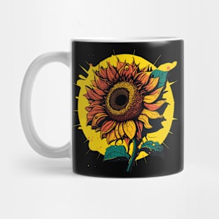 Cute Vacations Floral Summer Holidays Sunflower Mug